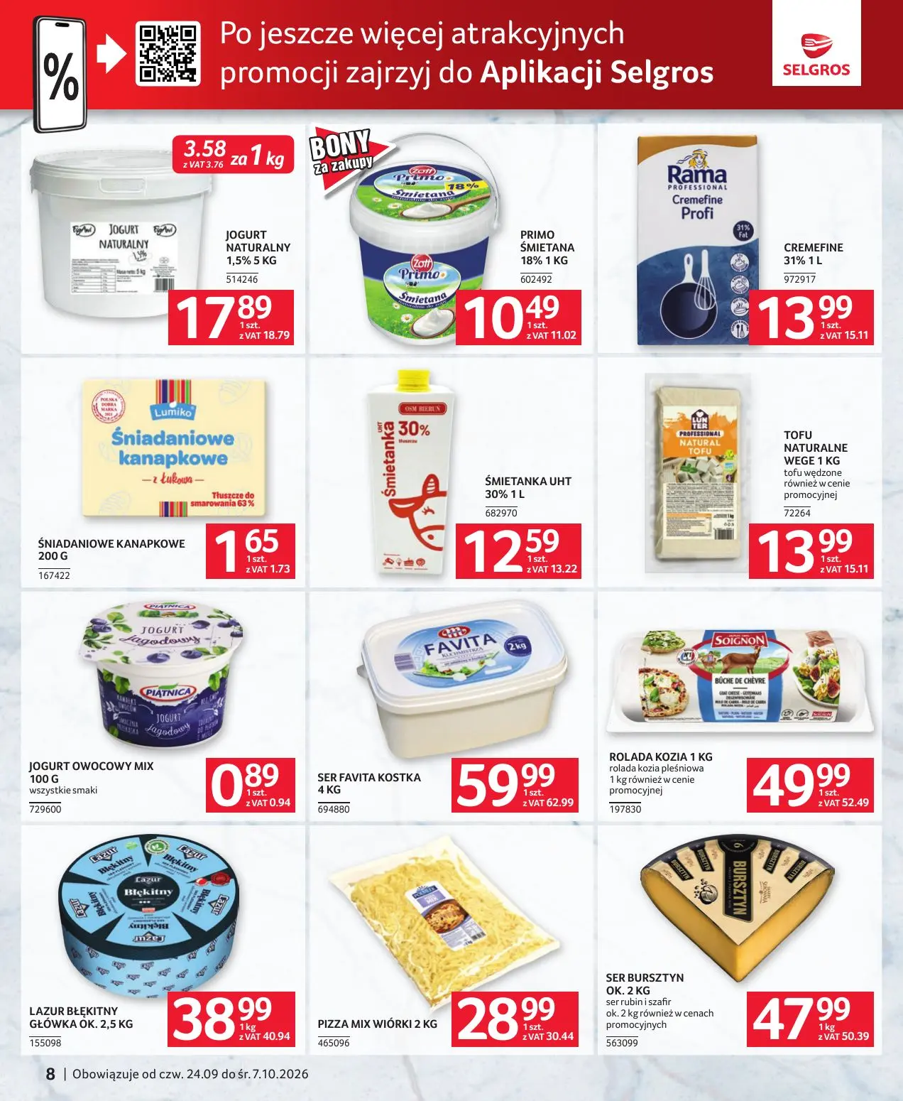 gazetka promocyjna SELGROS Oferta gastronomiczna - Strona 8
