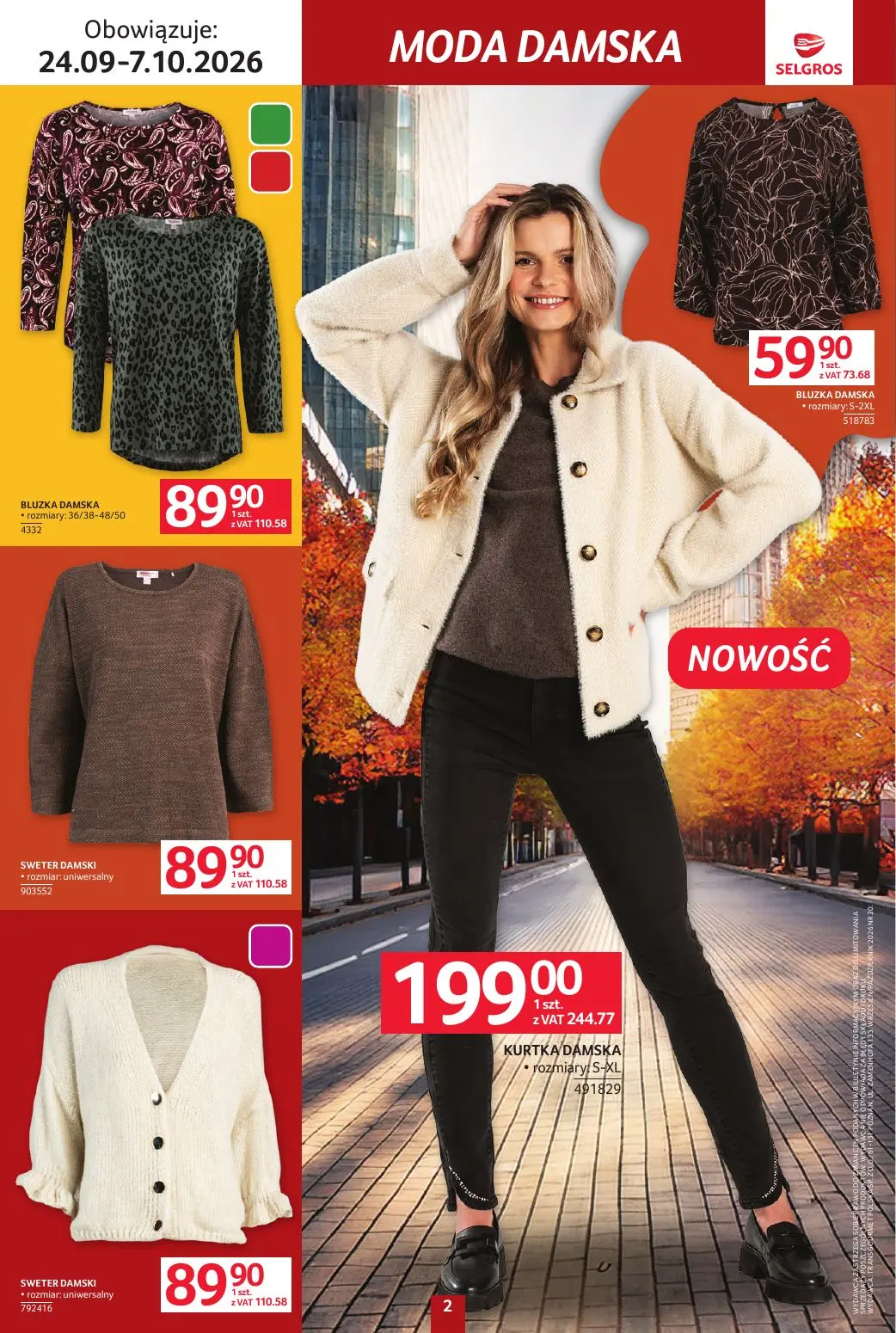 gazetka promocyjna SELGROS Katalog Tekstylia - Strona 2