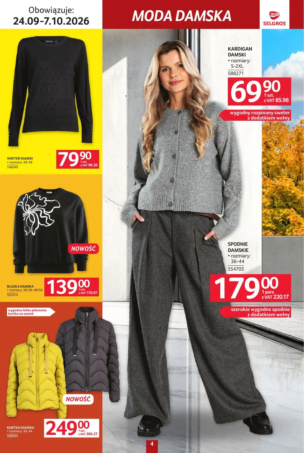 gazetka promocyjna SELGROS Katalog Tekstylia - Strona 4