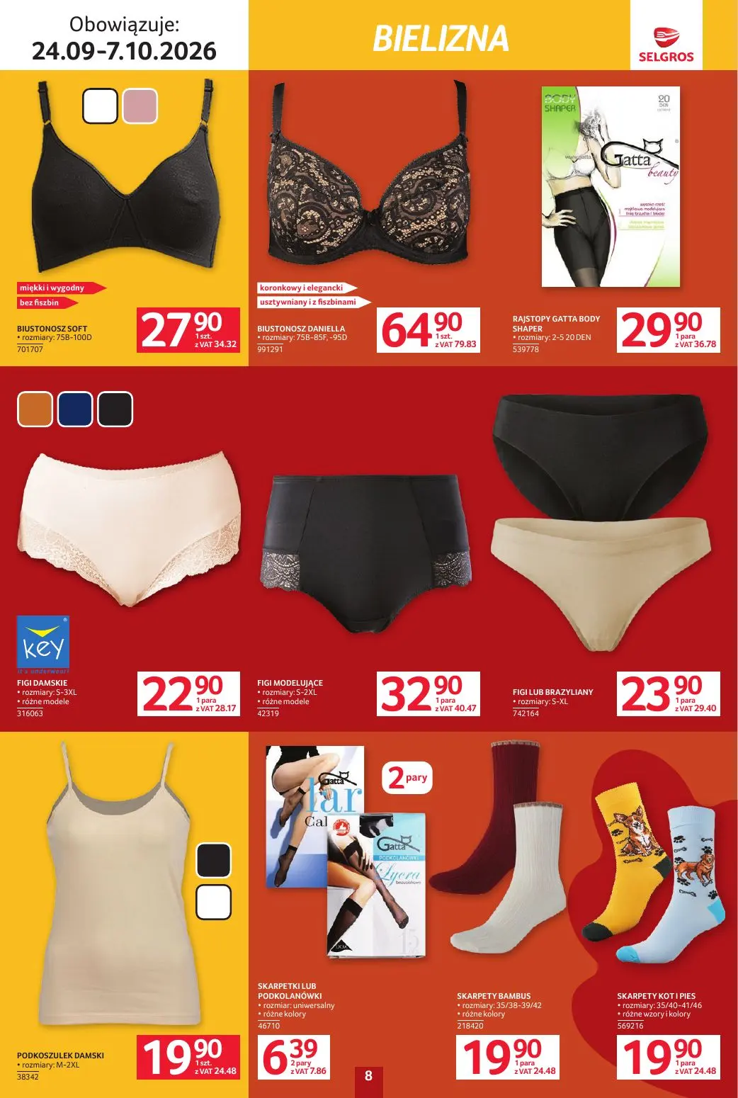 gazetka promocyjna SELGROS Katalog Tekstylia - Strona 8