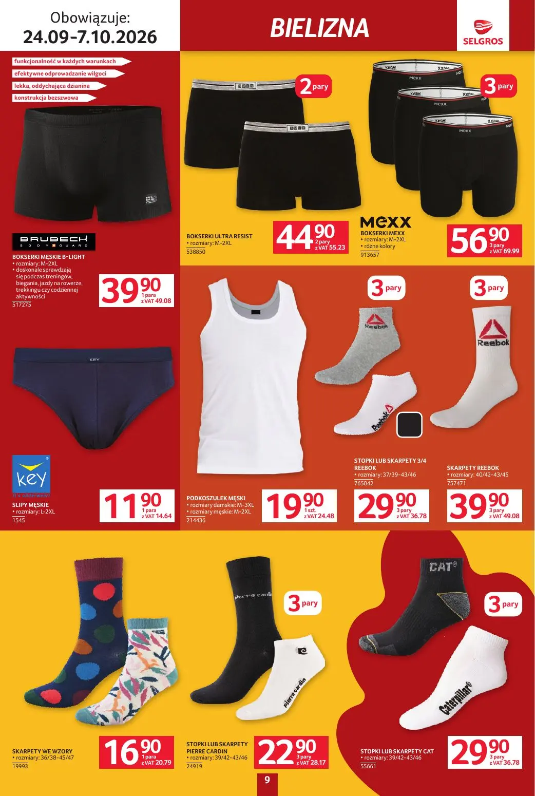 gazetka promocyjna SELGROS Katalog Tekstylia - Strona 9