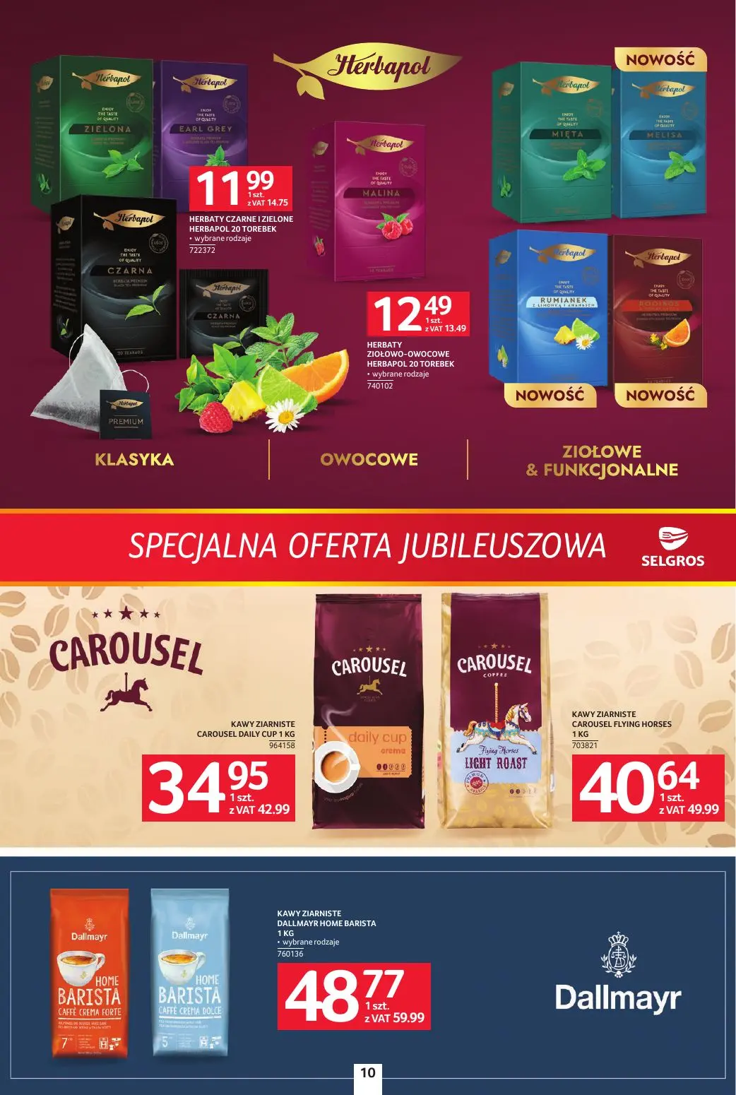 gazetka promocyjna SELGROS Specjalna oferta jubileuszowa - Strona 10