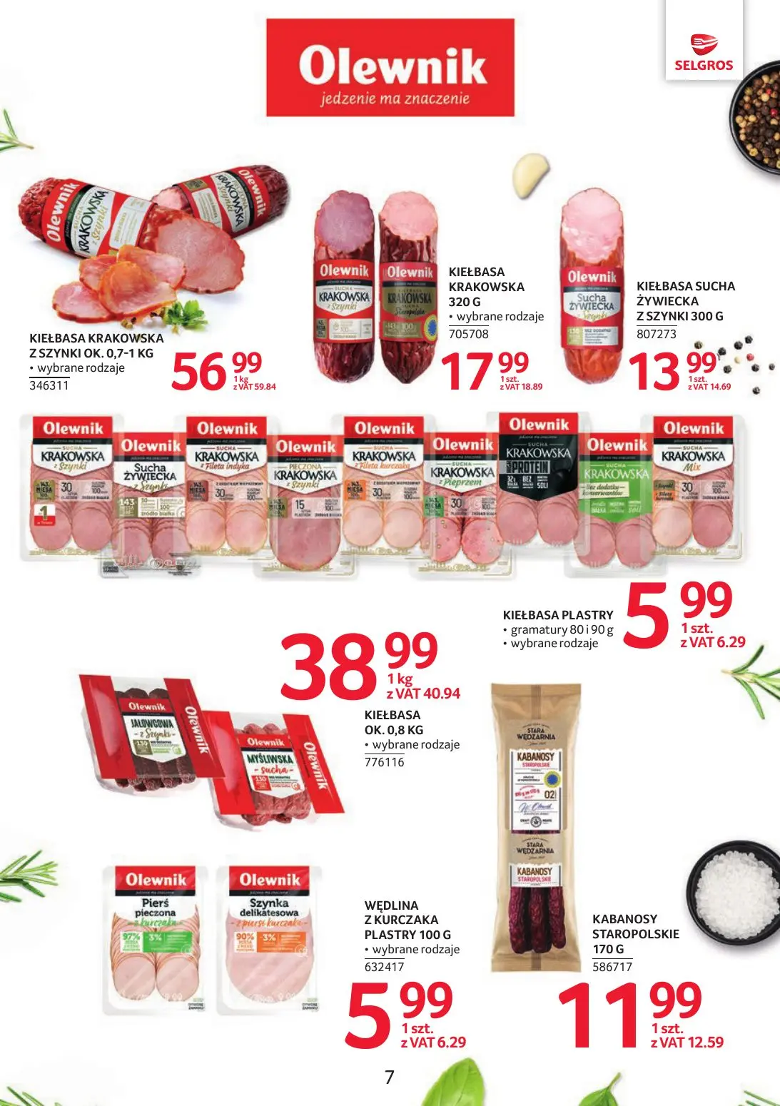 gazetka promocyjna SELGROS Markowe produkty - Strona 7