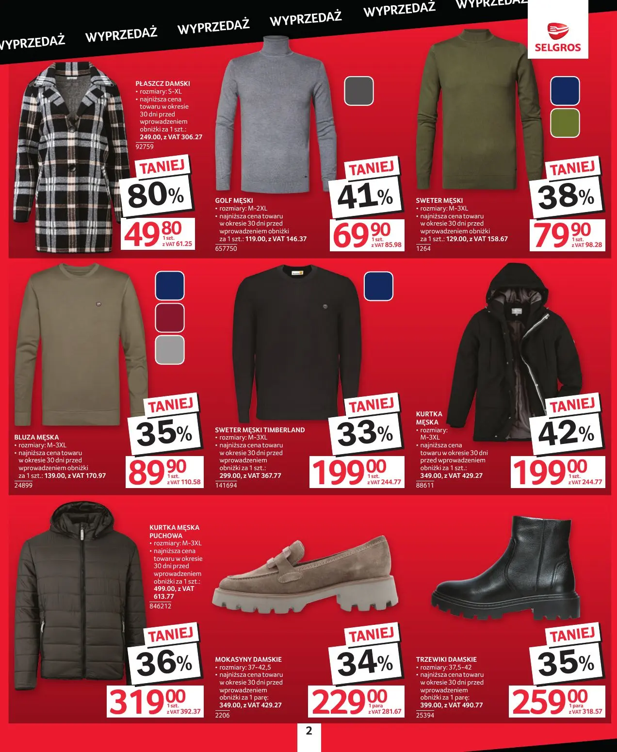 gazetka promocyjna SELGROS Katalog Wyprzedaż - Strona 2