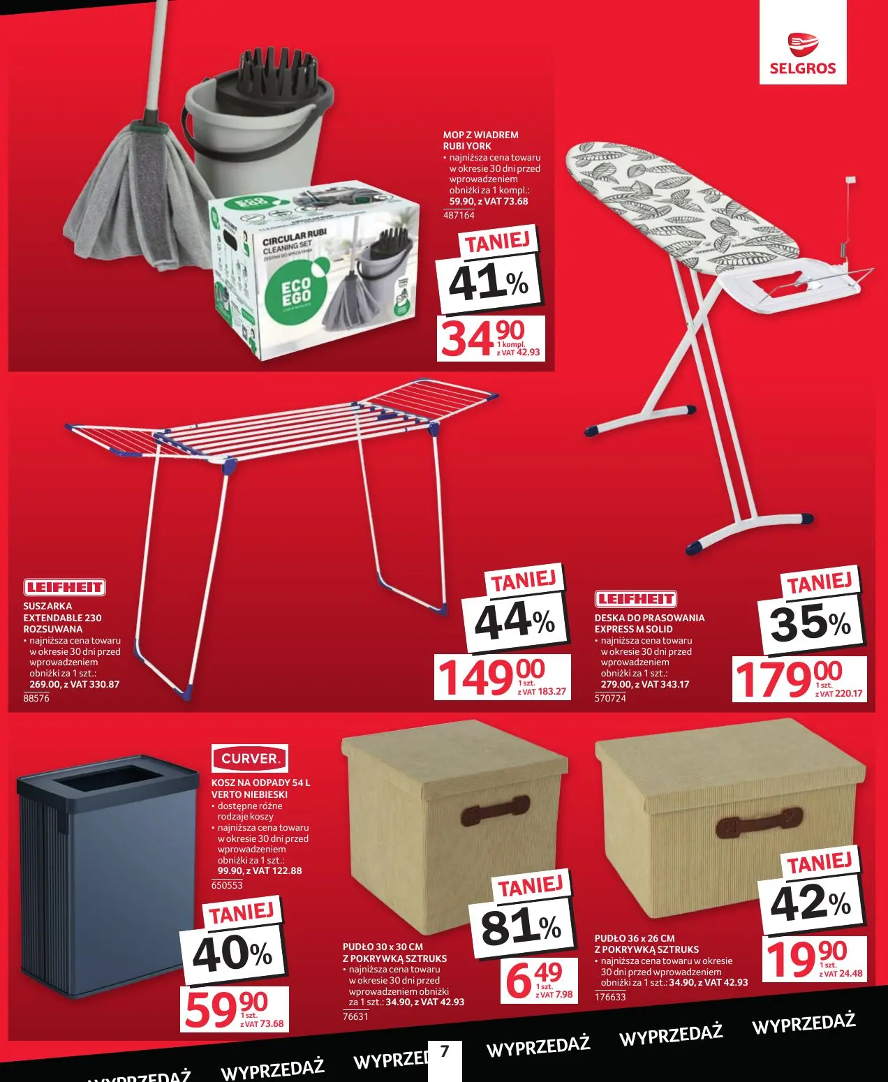gazetka promocyjna SELGROS Katalog Wyprzedaż - Strona 7