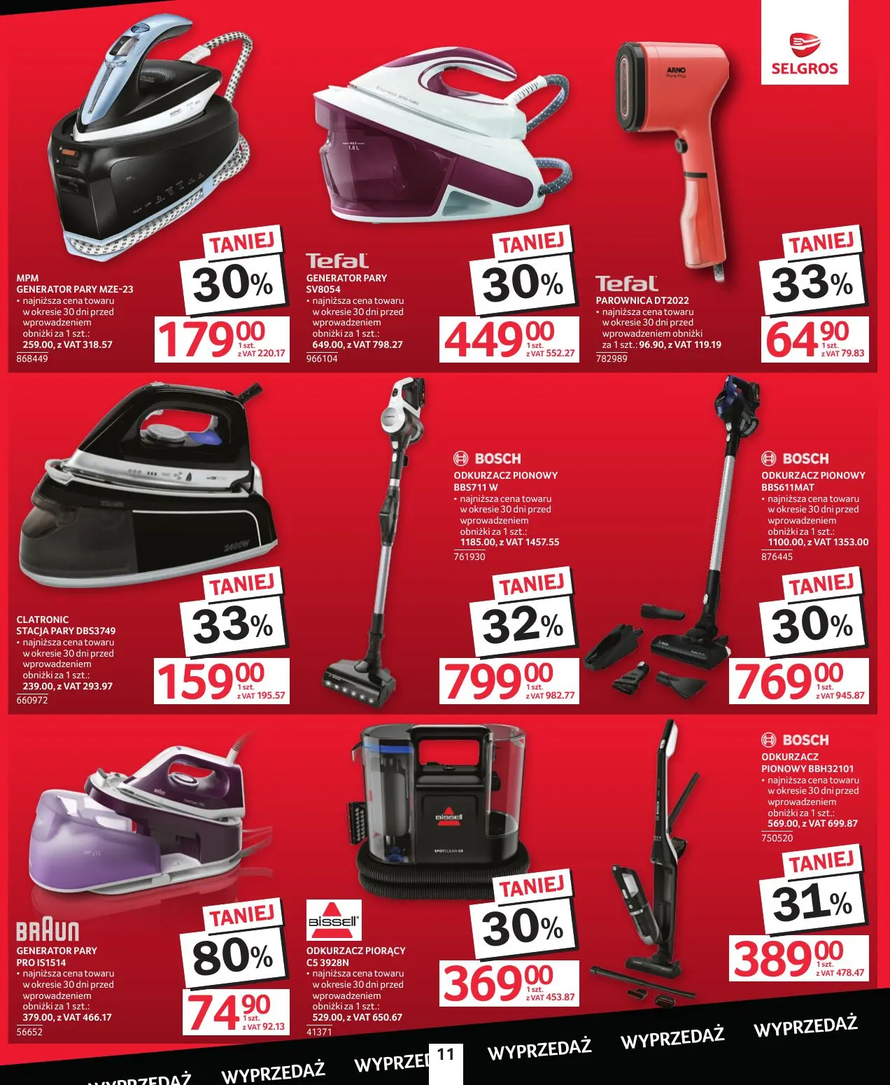 gazetka promocyjna SELGROS Katalog Wyprzedaż - Strona 11