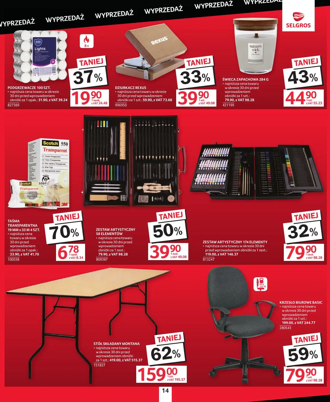 gazetka promocyjna SELGROS Katalog Wyprzedaż - Strona 14