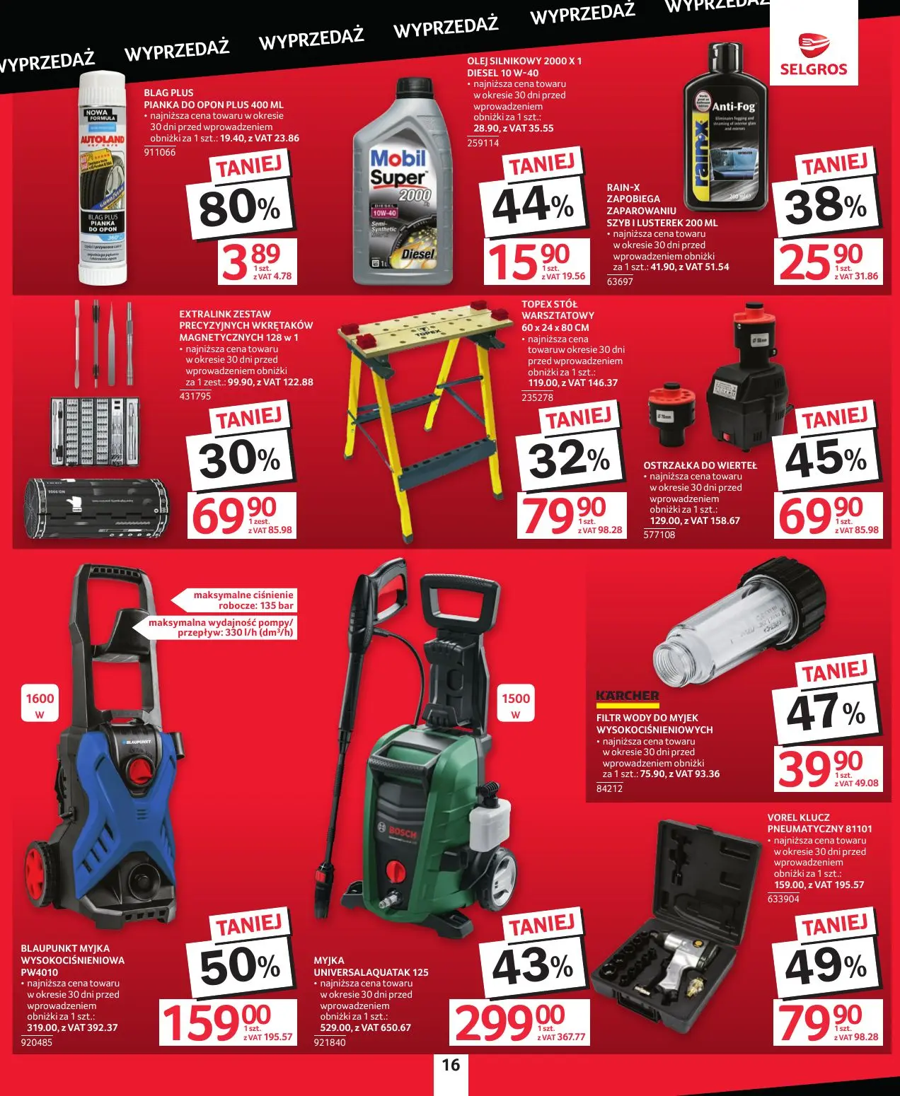 gazetka promocyjna SELGROS Katalog Wyprzedaż - Strona 16