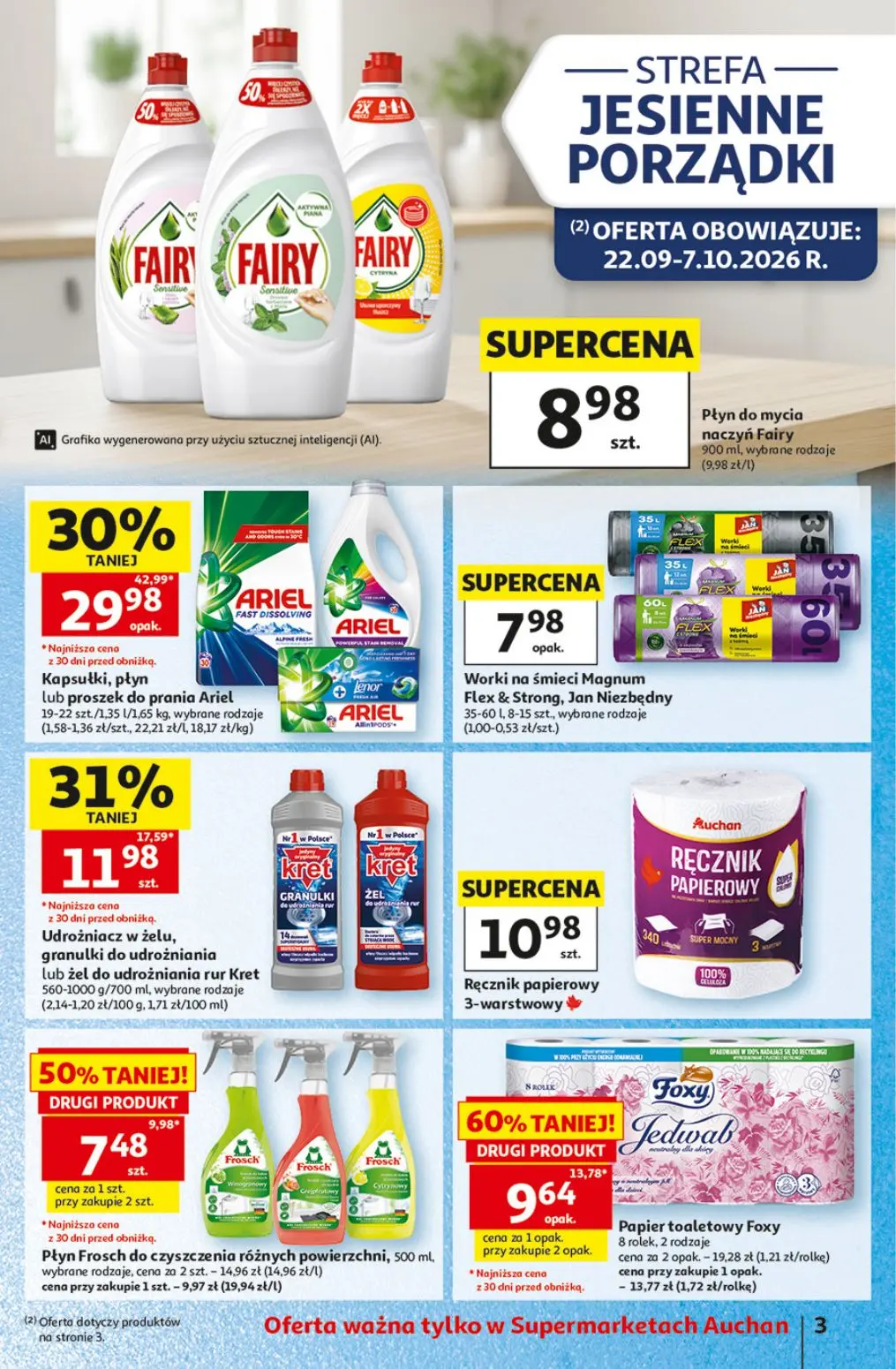 gazetka promocyjna Auchan Supermarket Orły oszczędzania - Strona 3