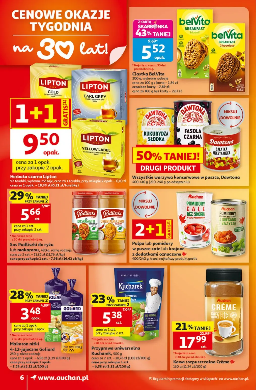 gazetka promocyjna Auchan Supermarket Orły oszczędzania - Strona 6