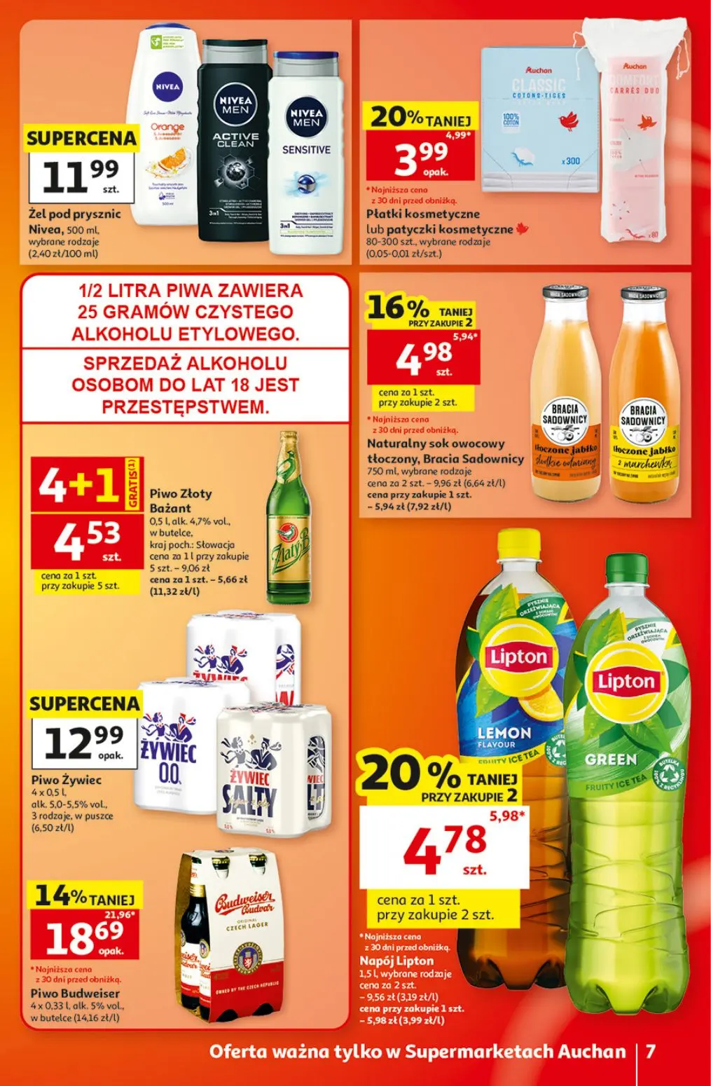 gazetka promocyjna Auchan Supermarket Orły oszczędzania - Strona 7