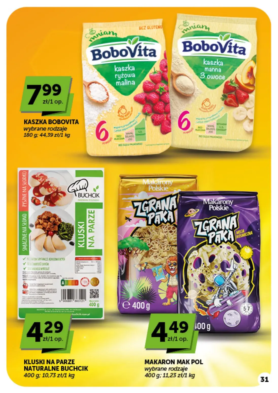gazetka promocyjna groszek Supermarket - Strona 31