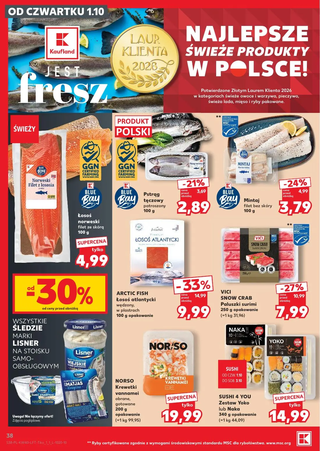 gazetka promocyjna Kaufland Jest fresz - Strona 38