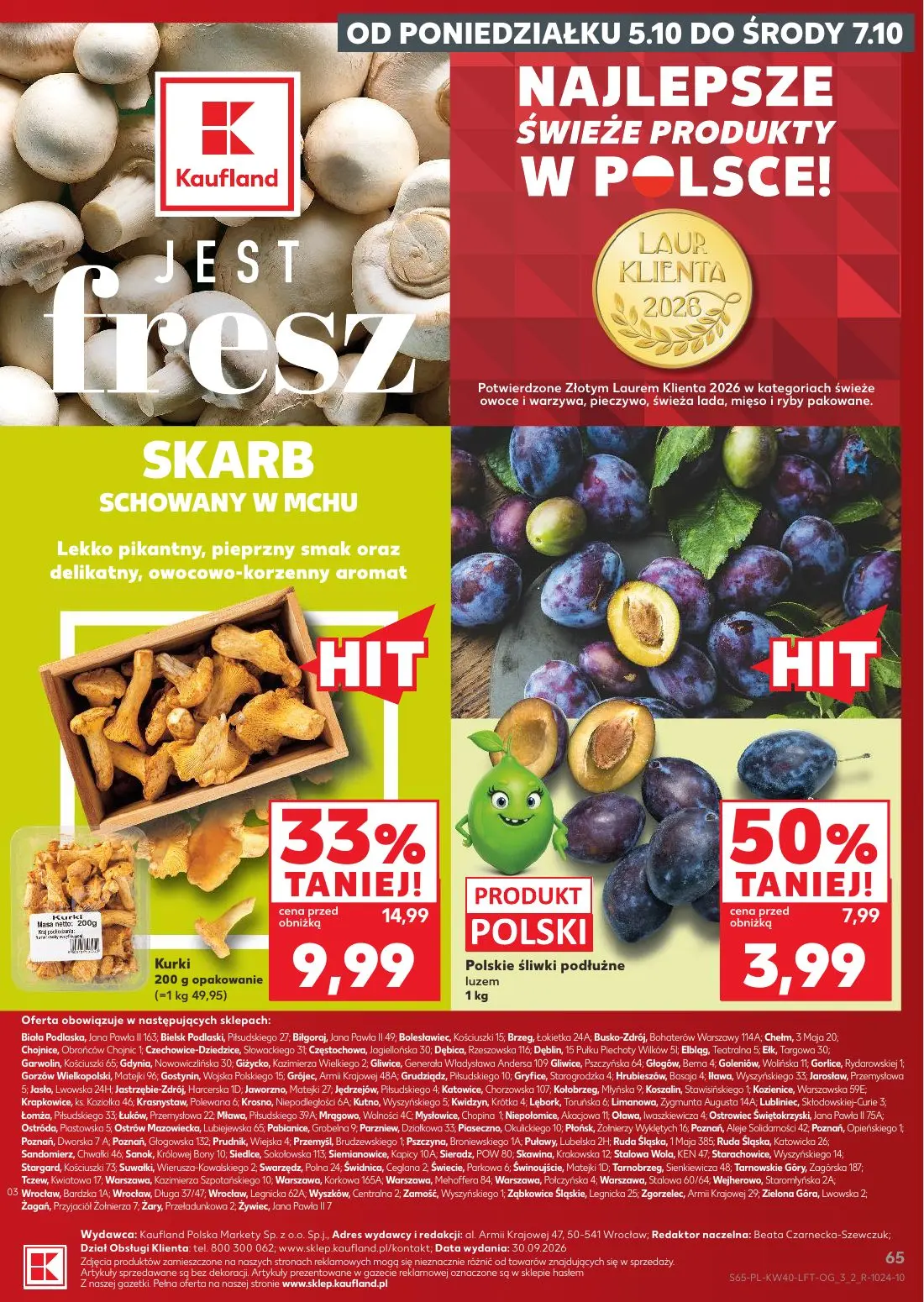 gazetka promocyjna Kaufland Jest fresz - Strona 65