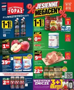Gazetka promocyjna Topaz, ważna od 2026-10-01 do 2026-10-07.