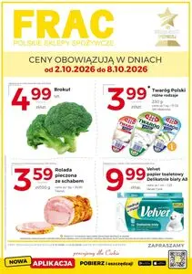 Gazetka promocyjna FRAC, ważna od 2026-10-02 do 2026-10-08.