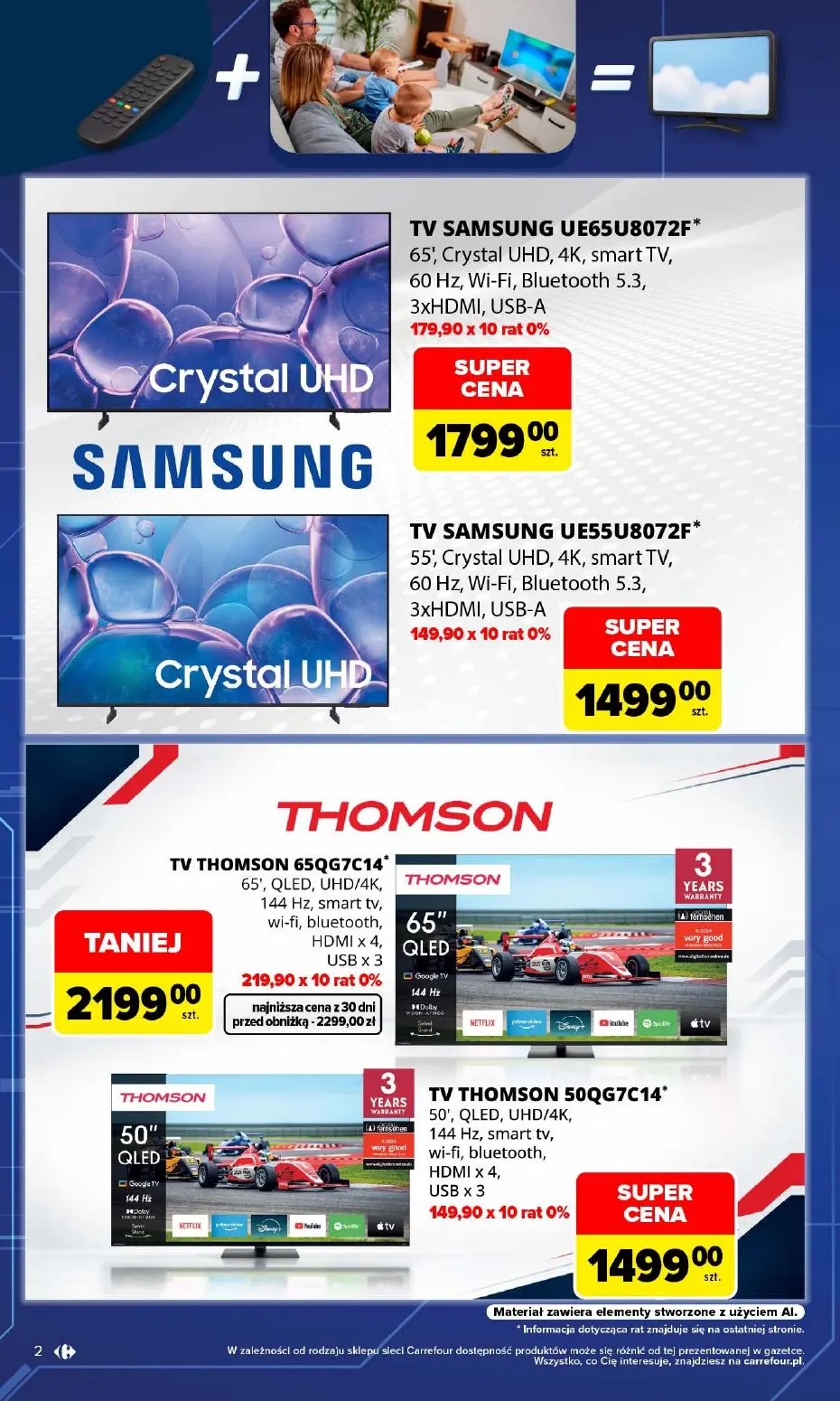 gazetka promocyjna Carrefour W sumie multimedia dla każdego  - Strona 2