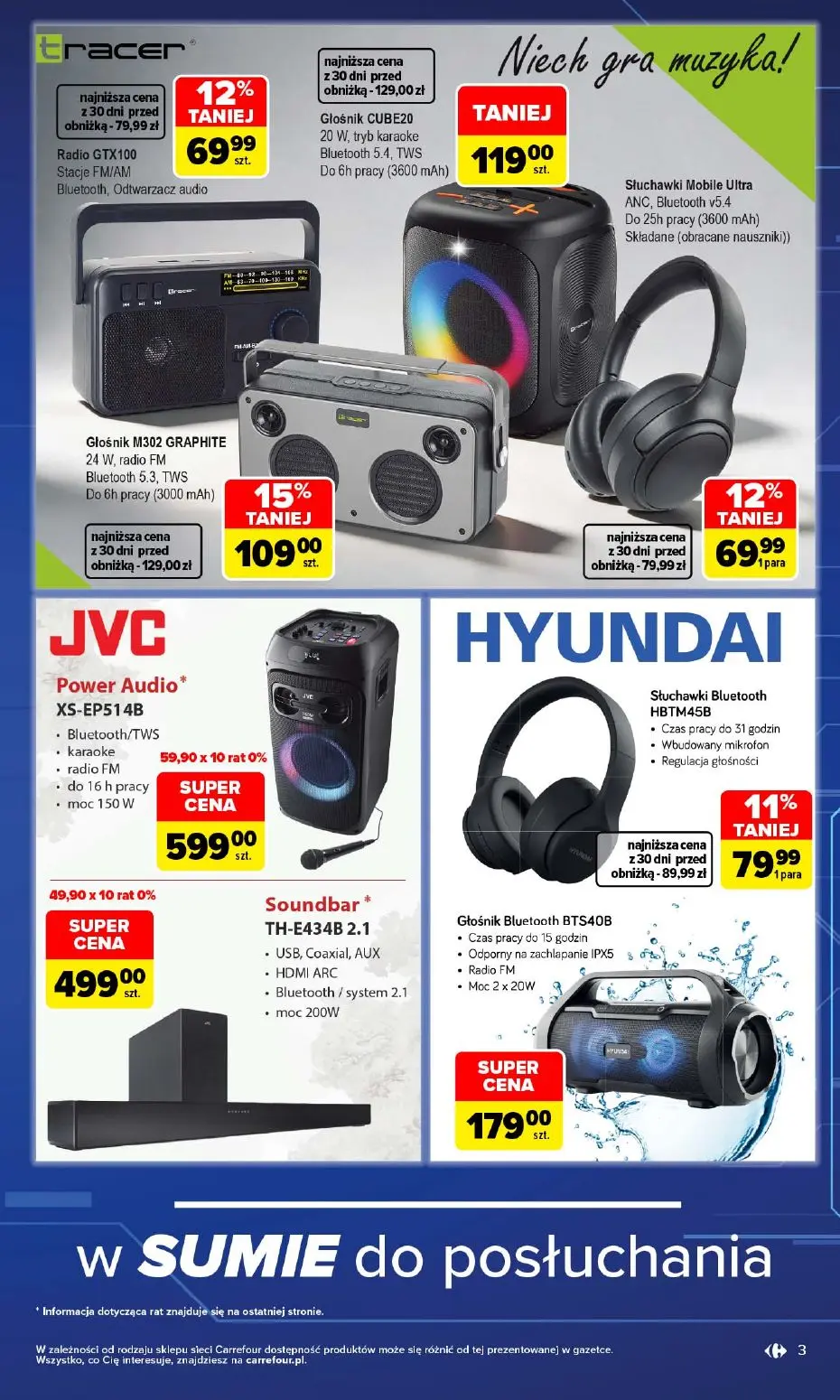 gazetka promocyjna Carrefour W sumie multimedia dla każdego  - Strona 3