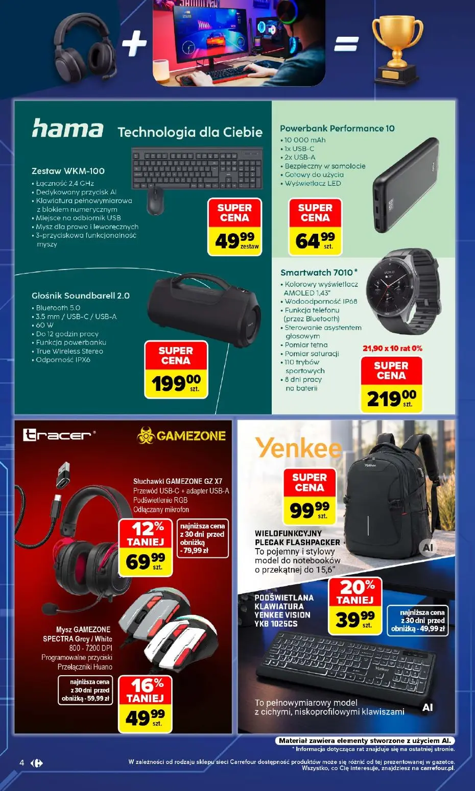 gazetka promocyjna Carrefour W sumie multimedia dla każdego  - Strona 4