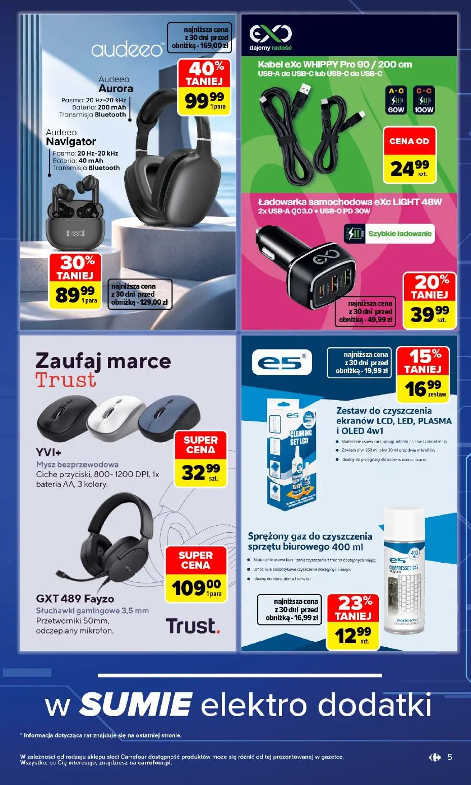 gazetka promocyjna Carrefour W sumie multimedia dla każdego  - Strona 5