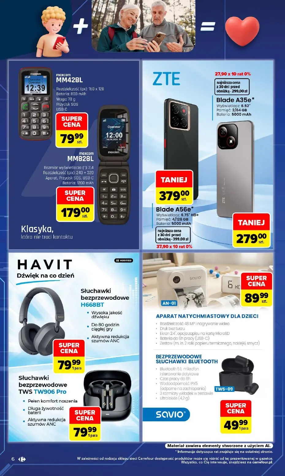 gazetka promocyjna Carrefour W sumie multimedia dla każdego  - Strona 6