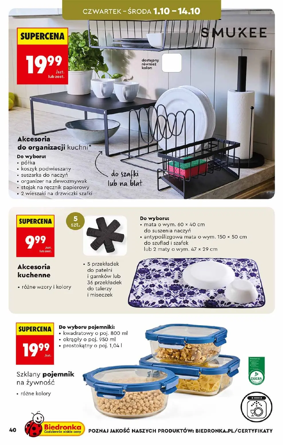 gazetka promocyjna Biedronka Hity i inspiracje - Strona 40