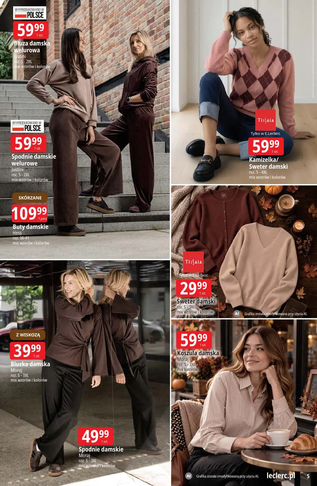 gazetka promocyjna E.Leclerc Czas na jesień - oferta rozszerzona  - Strona 5