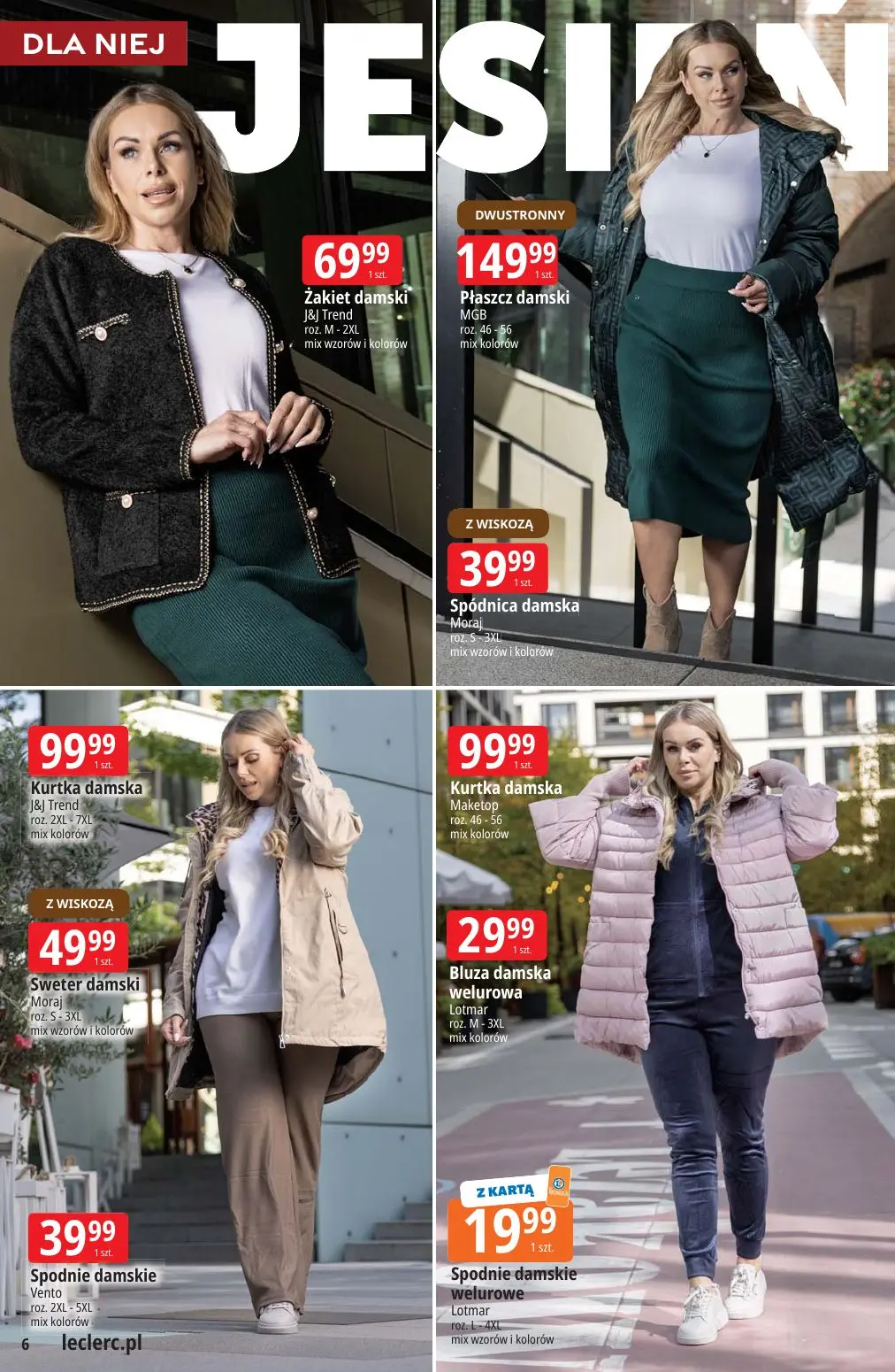 gazetka promocyjna E.Leclerc Czas na jesień - oferta rozszerzona  - Strona 6
