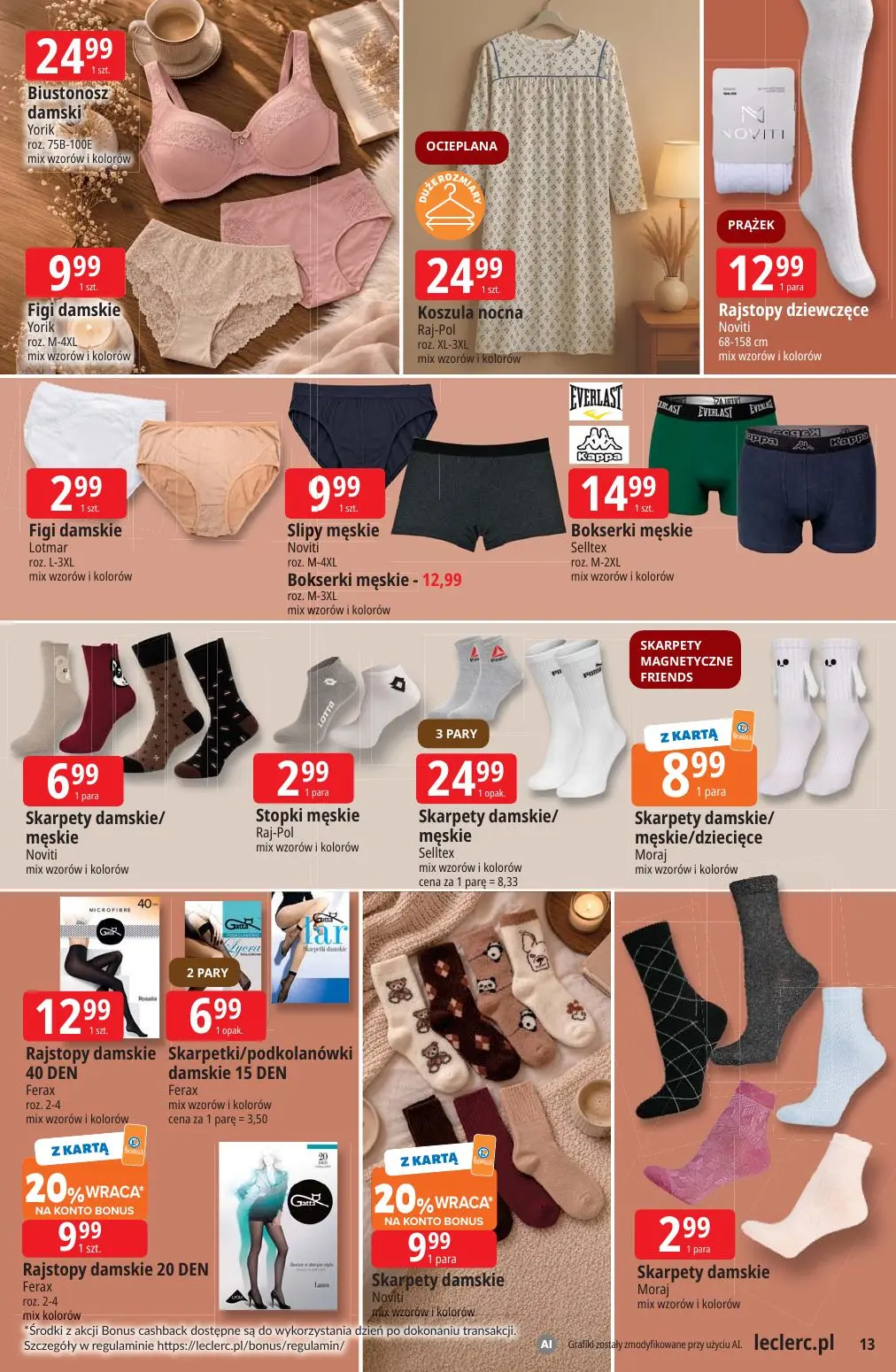gazetka promocyjna E.Leclerc Czas na jesień - oferta rozszerzona  - Strona 13