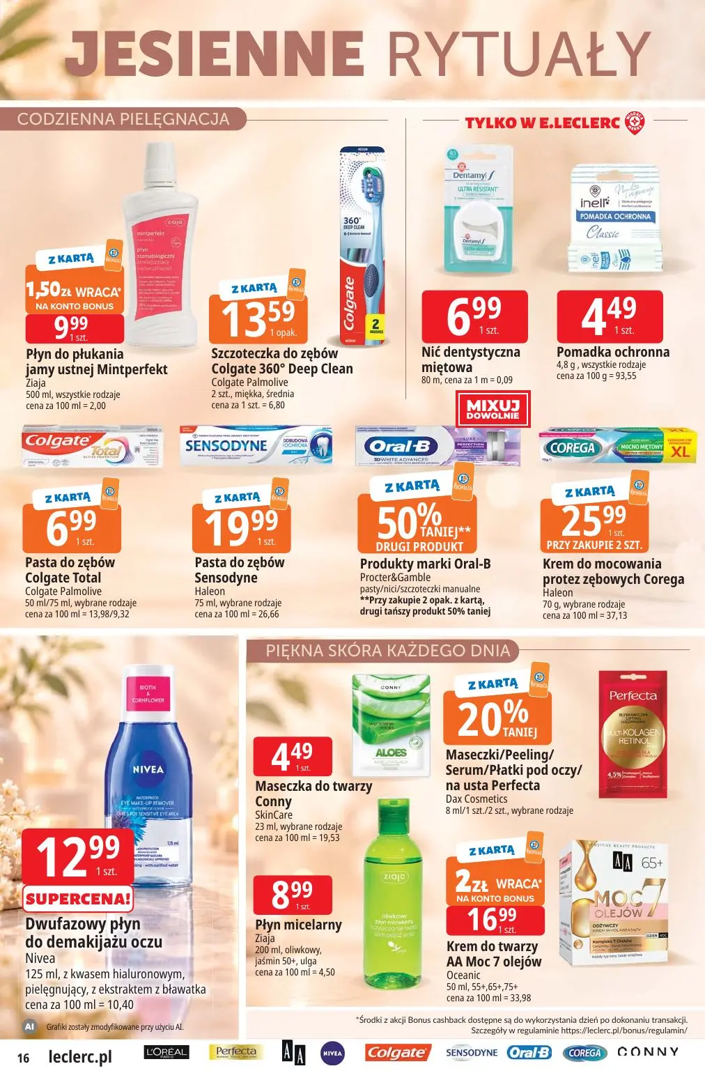 gazetka promocyjna E.Leclerc Czas na jesień - oferta rozszerzona  - Strona 16