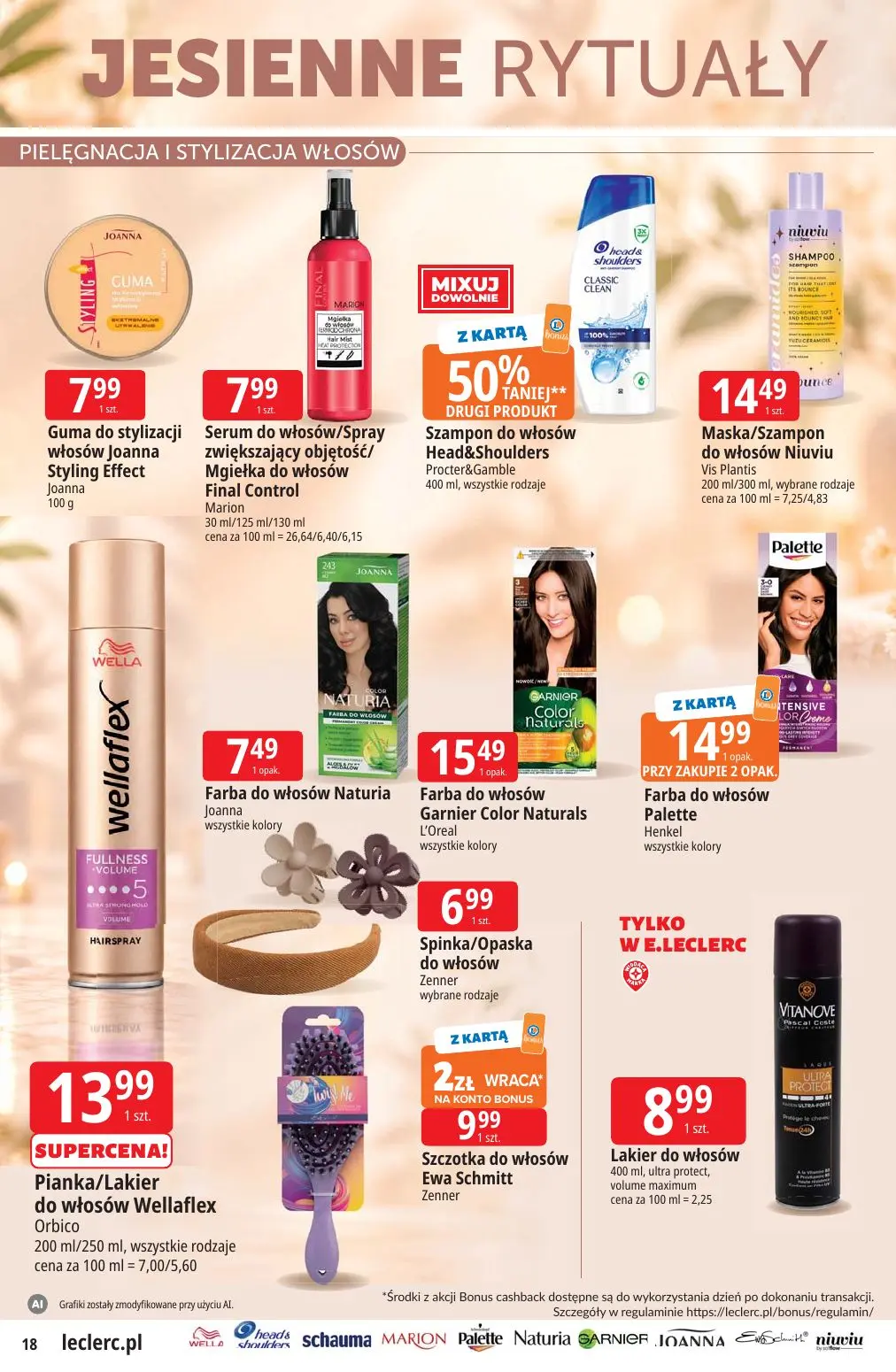 gazetka promocyjna E.Leclerc Czas na jesień - oferta rozszerzona  - Strona 18