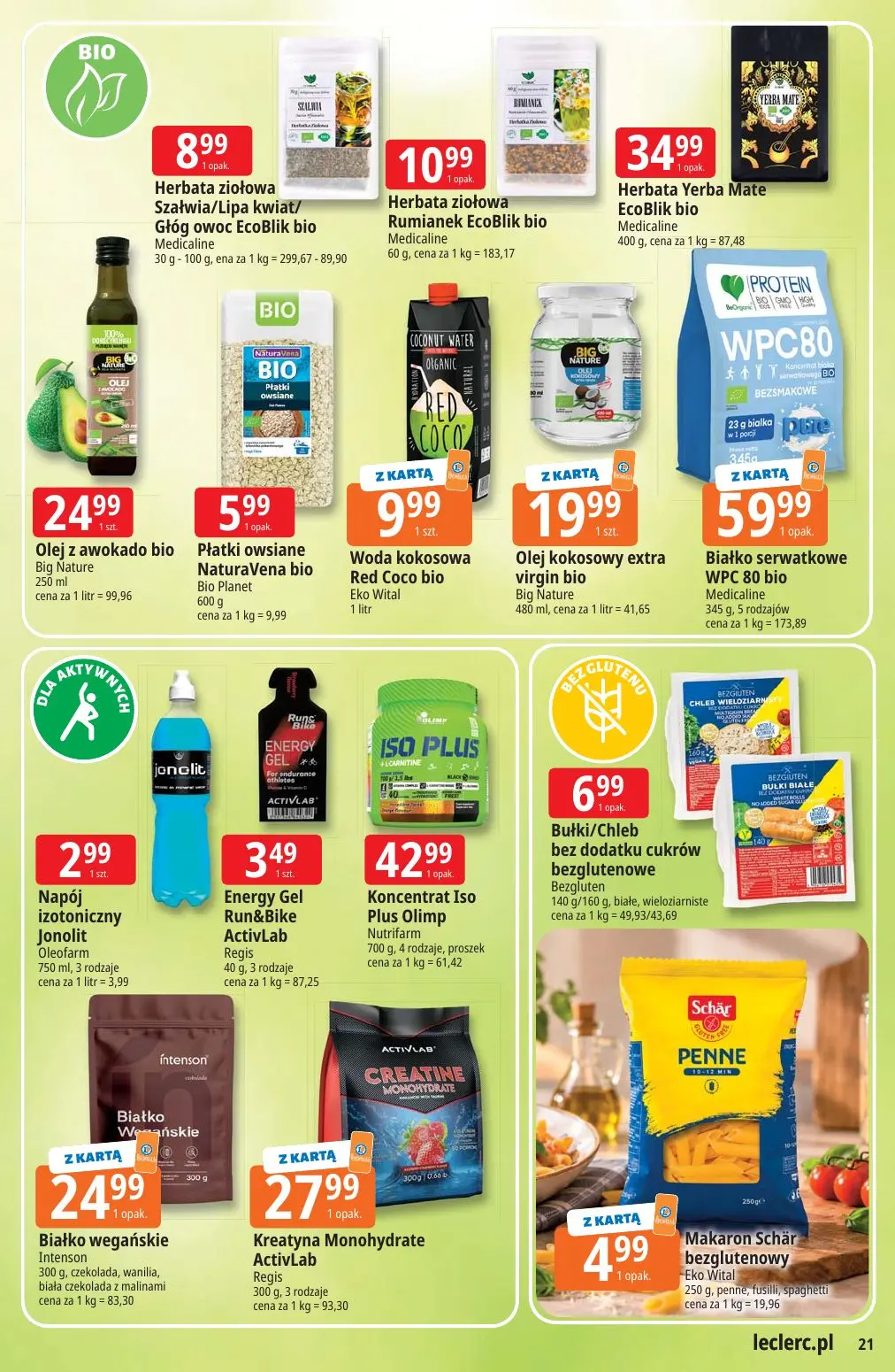 gazetka promocyjna E.Leclerc Czas na jesień - oferta rozszerzona  - Strona 21