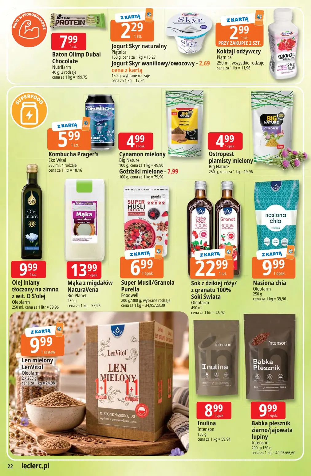 gazetka promocyjna E.Leclerc Czas na jesień - oferta rozszerzona  - Strona 22