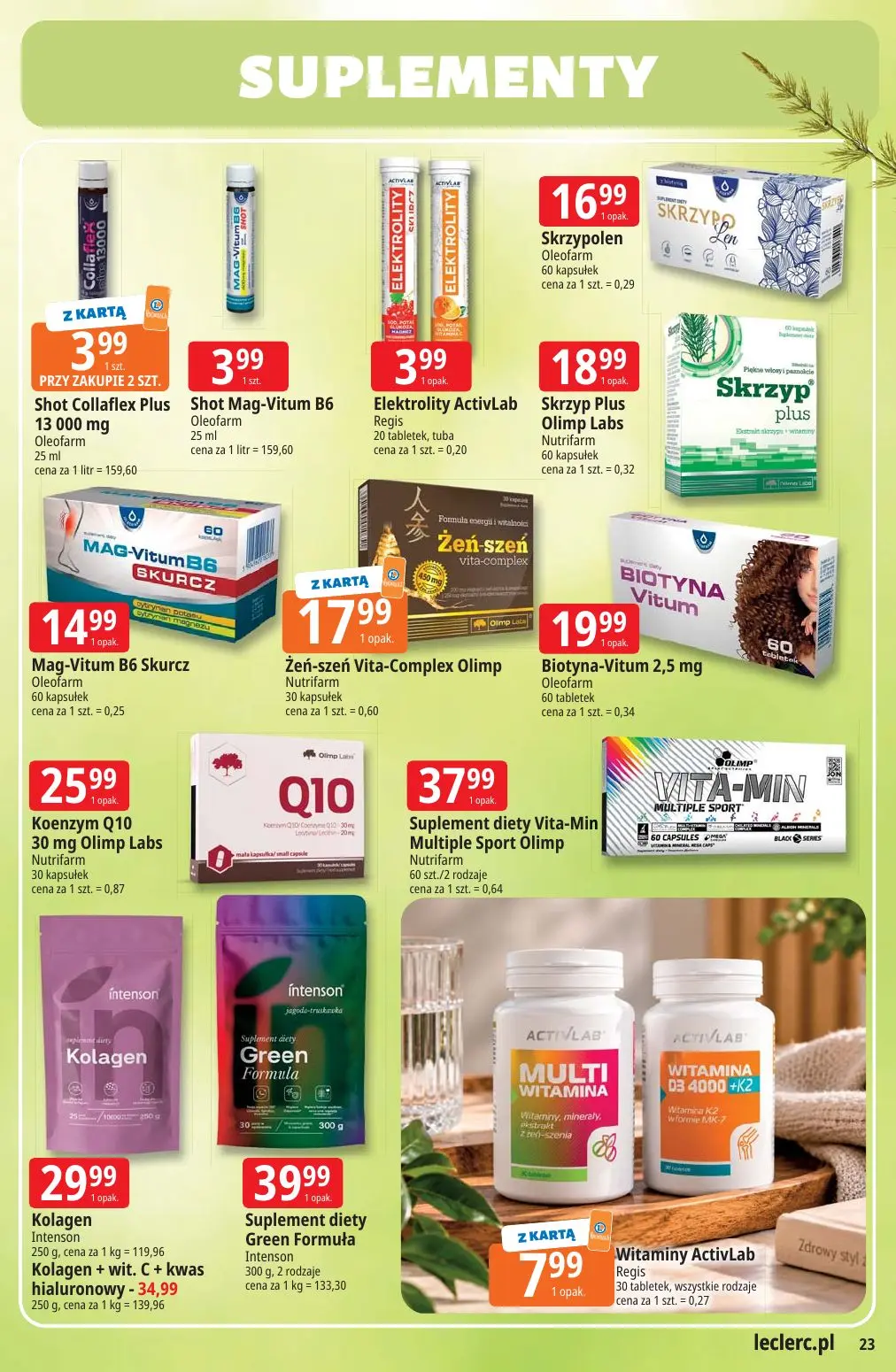 gazetka promocyjna E.Leclerc Czas na jesień - oferta rozszerzona  - Strona 23