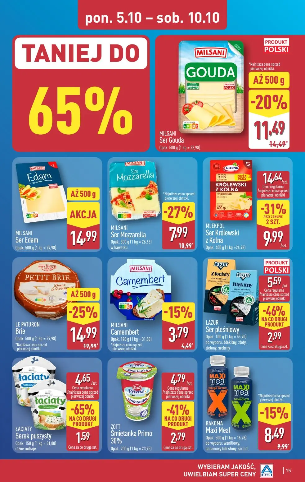 gazetka promocyjna ALDI Wybieram ALDI - Strona 15