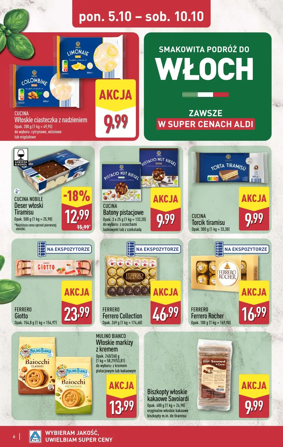 gazetka promocyjna ALDI Smakowita podróż do Włoch - Strona 6