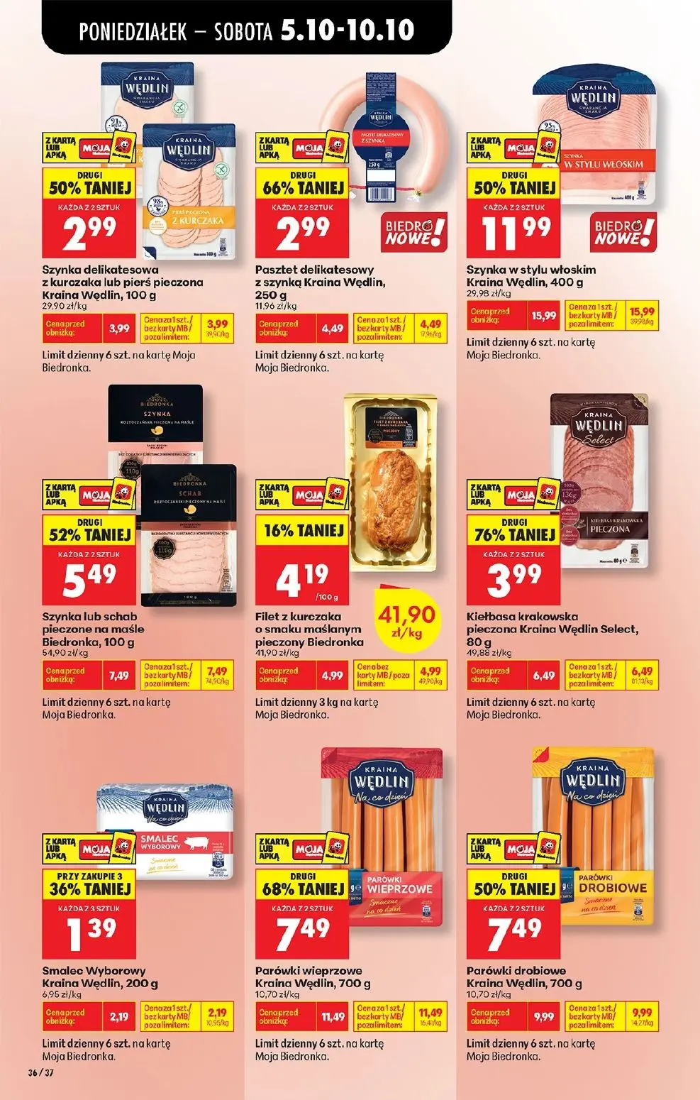 gazetka promocyjna Biedronka Od poniedziałku - Strona 50