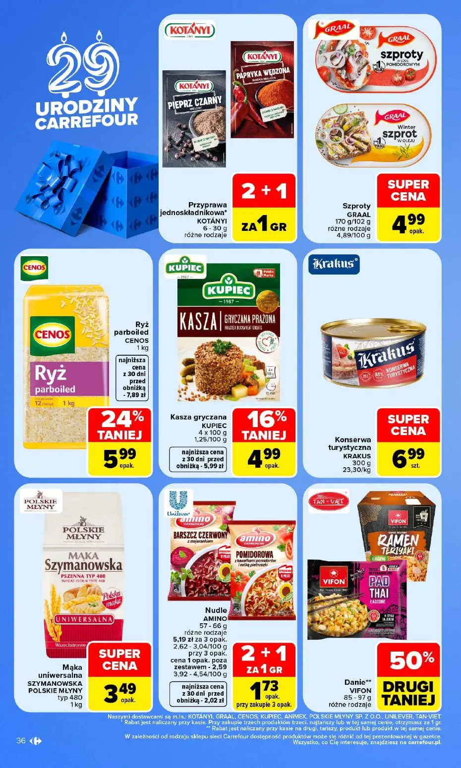 gazetka promocyjna Carrefour Market 29 urodziny Carrefour - Strona 36