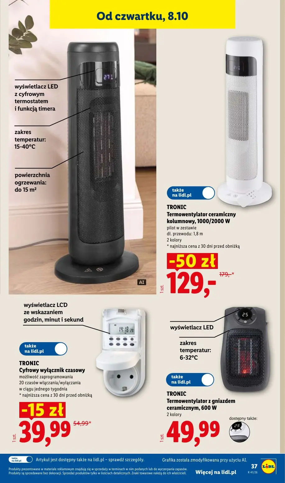 gazetka promocyjna LIDL Od poniedziałku - Strona 47