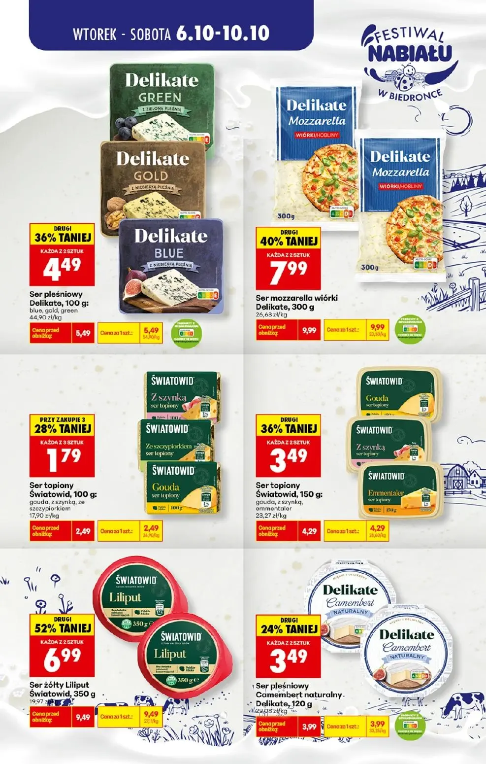 gazetka promocyjna Biedronka Festiwal nabiału - Strona 6