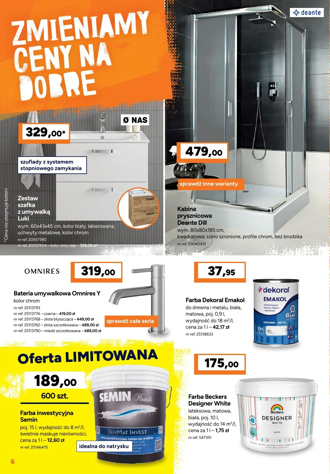 gazetka promocyjna BRICOMAN Zmieniamy ceny na dobre - Strona 6