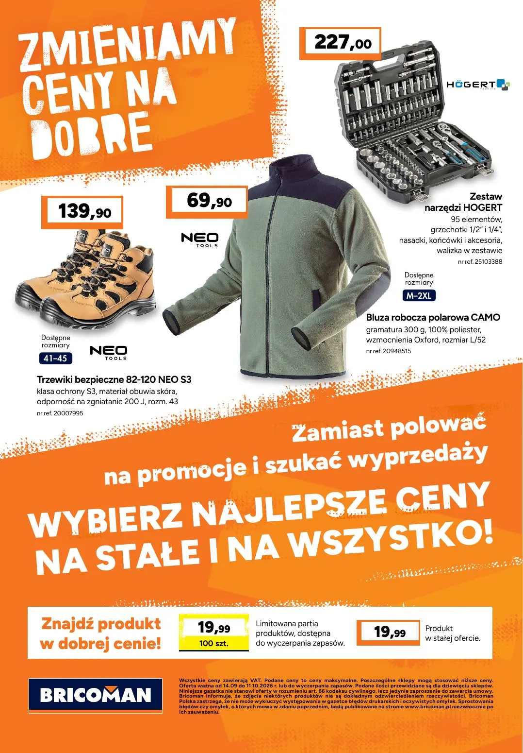 gazetka promocyjna BRICOMAN Zmieniamy ceny na dobre - Strona 14
