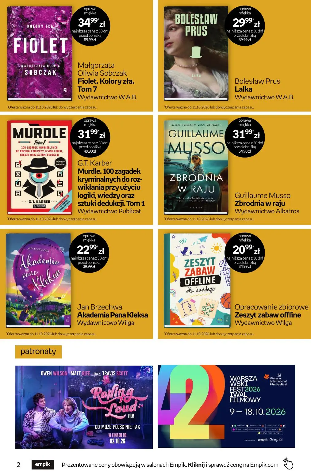 gazetka promocyjna Empik Tom kultury - Strona 2