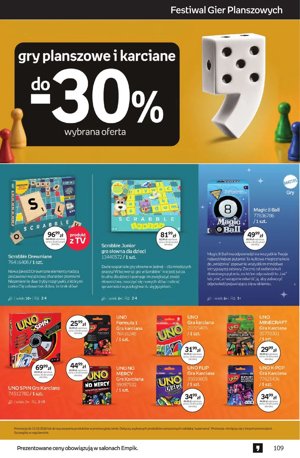 gazetka promocyjna Empik Tom kultury - Strona 109