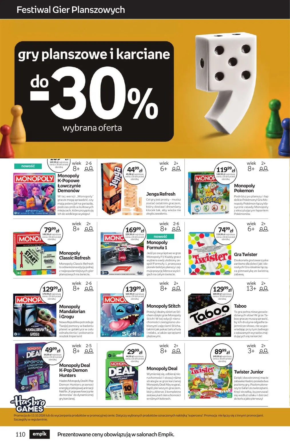 gazetka promocyjna Empik Tom kultury - Strona 110