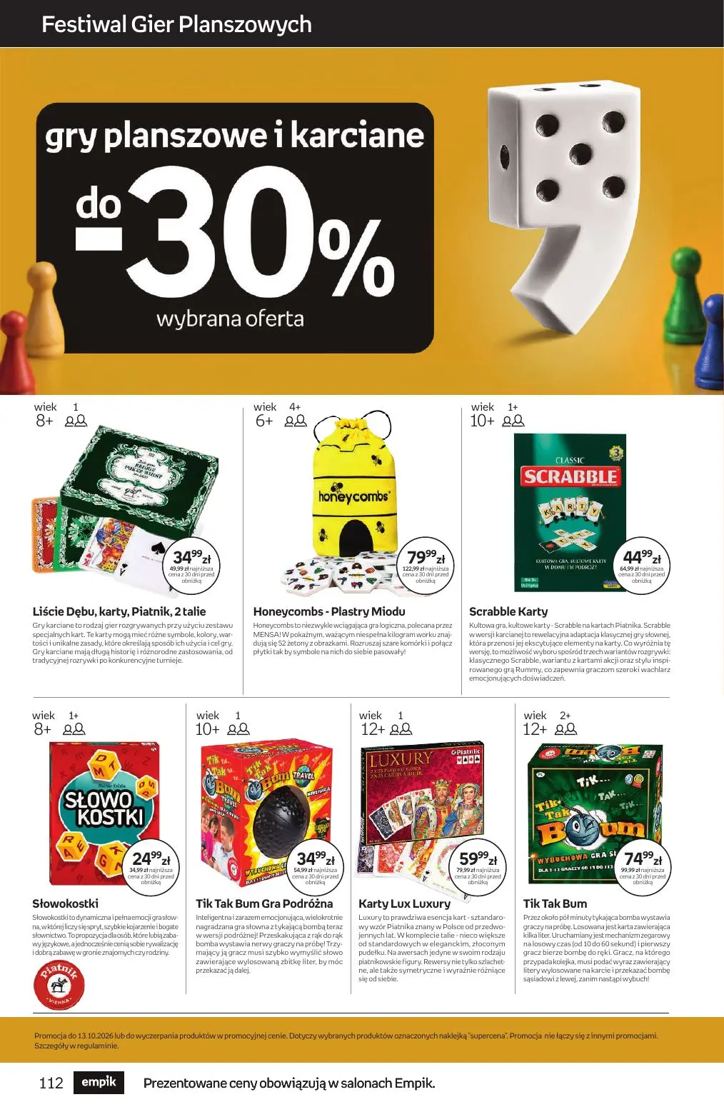 gazetka promocyjna Empik Tom kultury - Strona 112