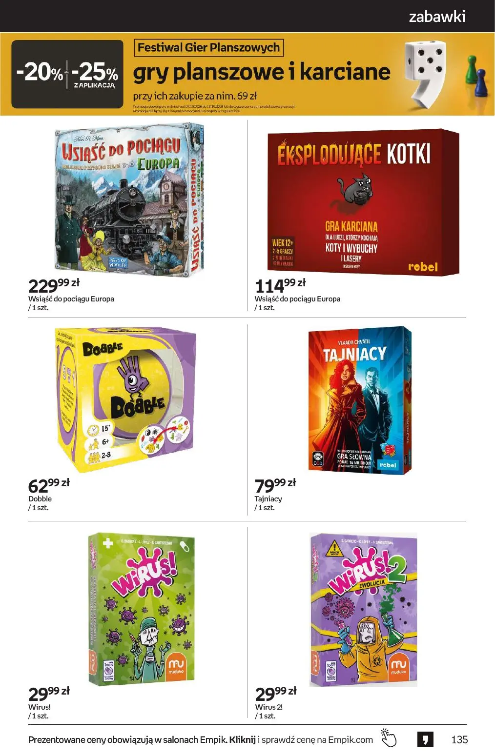 gazetka promocyjna Empik Tom kultury - Strona 135