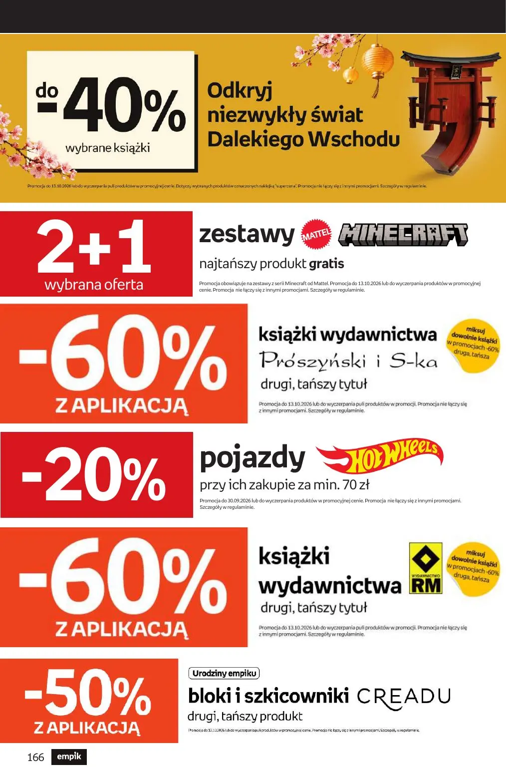 gazetka promocyjna Empik Tom kultury - Strona 166