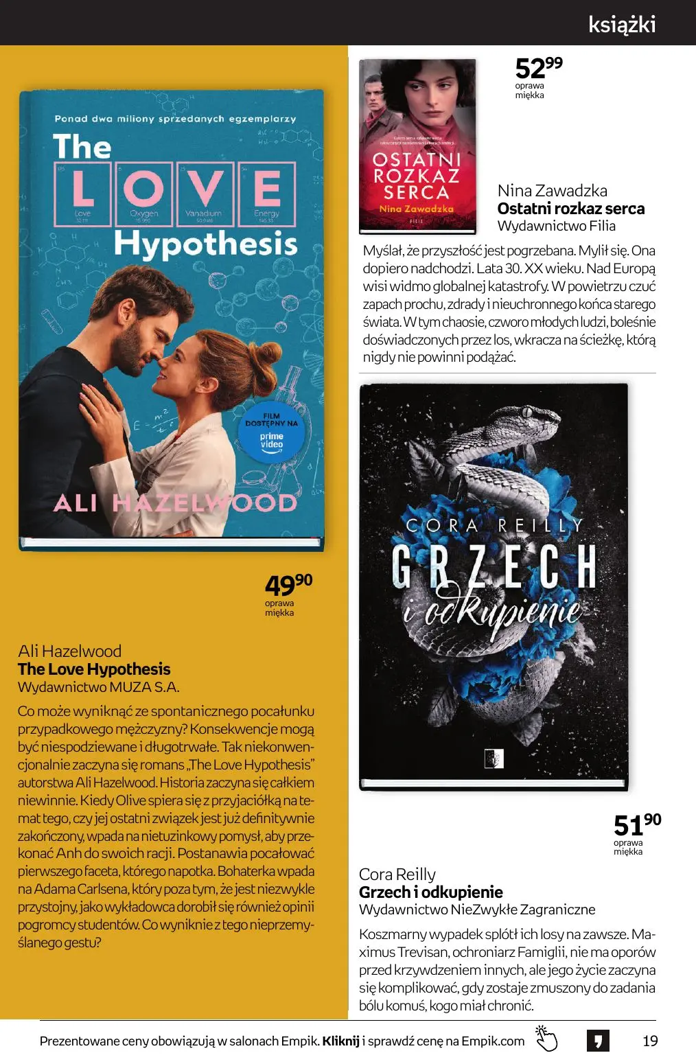 gazetka promocyjna Empik Tom kultury - Strona 19