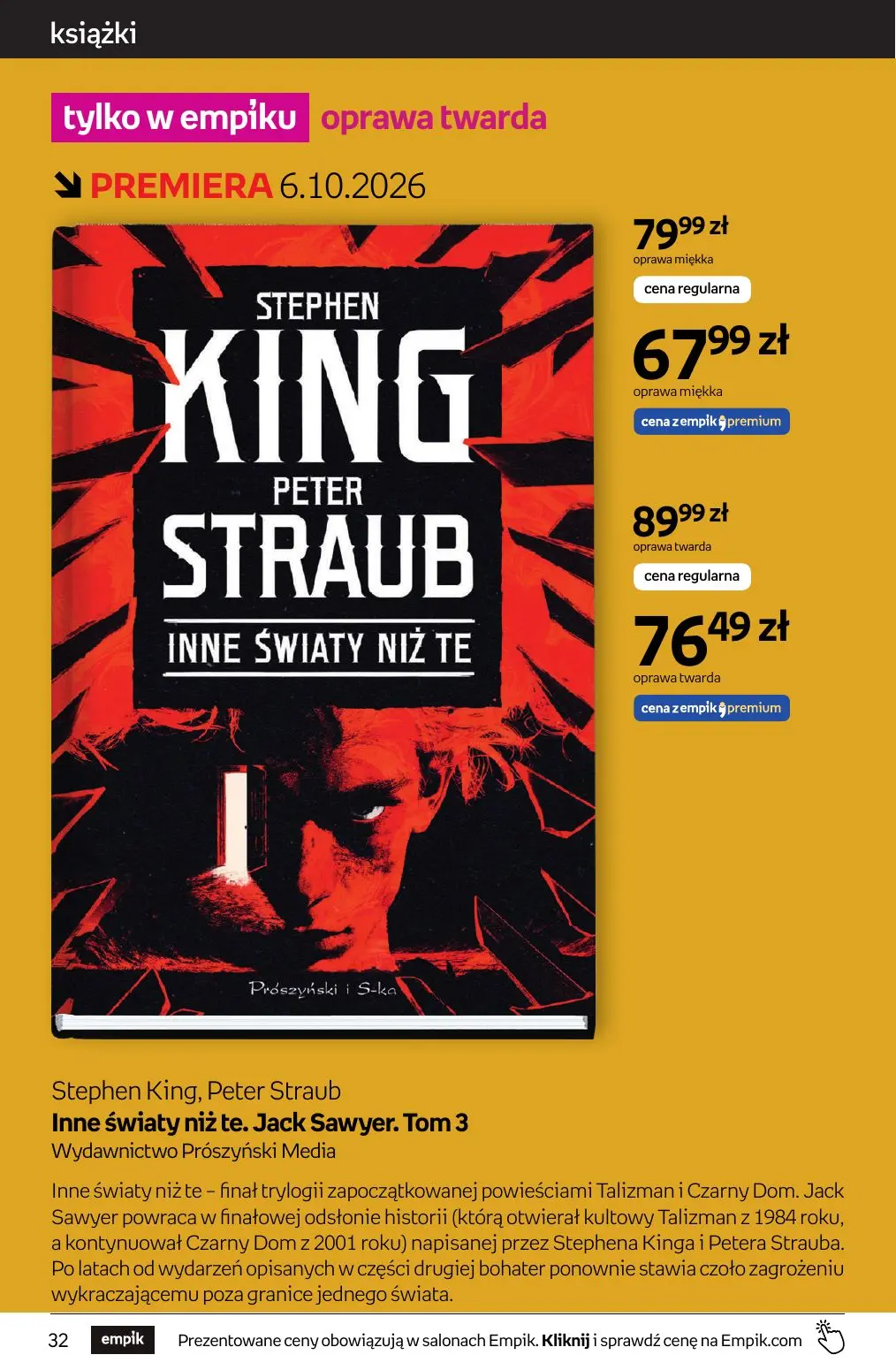 gazetka promocyjna Empik Tom kultury - Strona 32